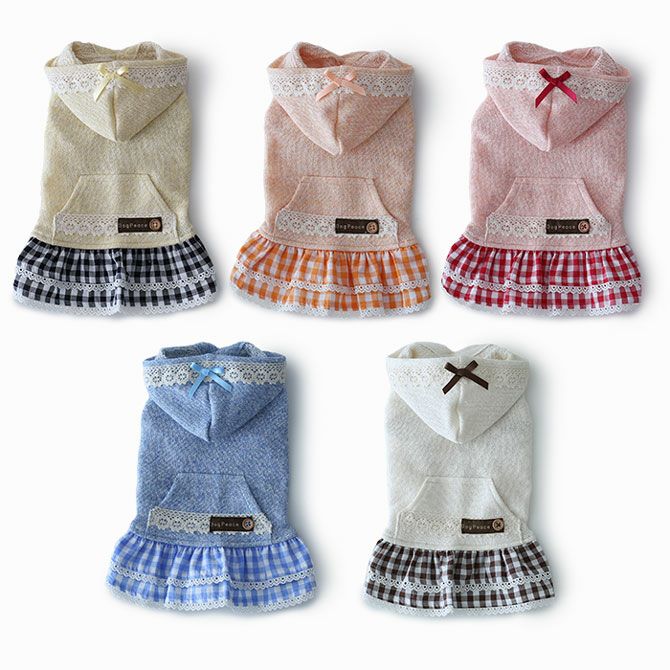 パステルナチュラルレースワンピース 犬服通販のドッグピース