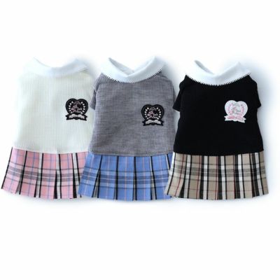 ピンクプリエ・コンパクトリブスクールワンピース