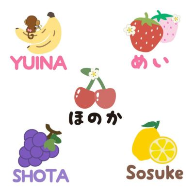 プリントワークスアイロンシート・くだもの