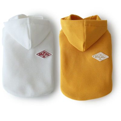 畦編みニットロゴパーカー