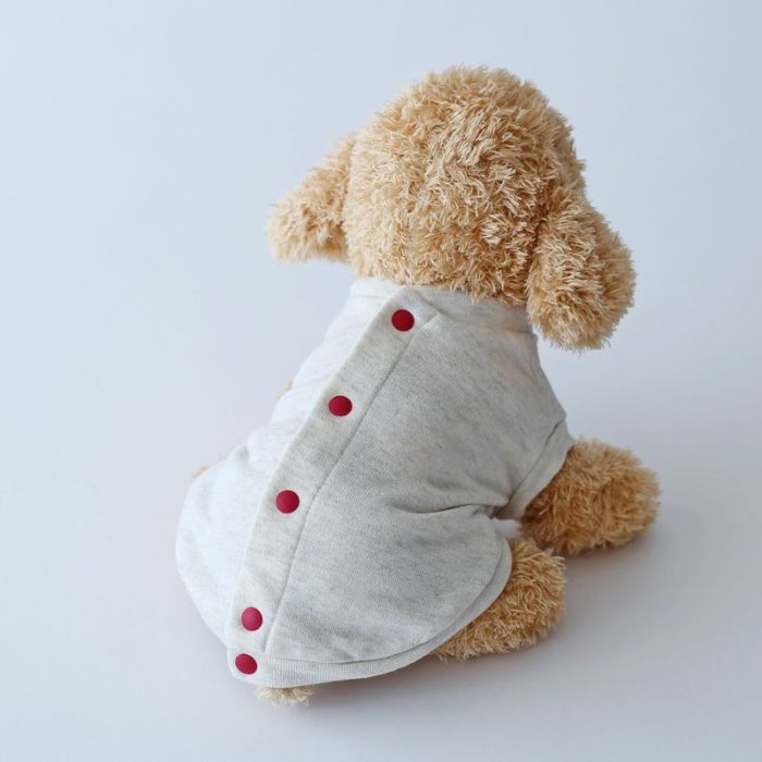 犬服☆わんこ服☆ハンドメイド☆暖か！バックオープンベスト バックオープンベスト / 愛犬のための犬服の作り方・型紙通販