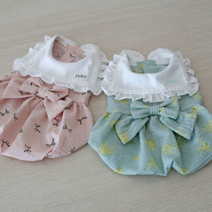 Prie × Puu Closet.] セーラーカラー・リボンバルーンワンピース